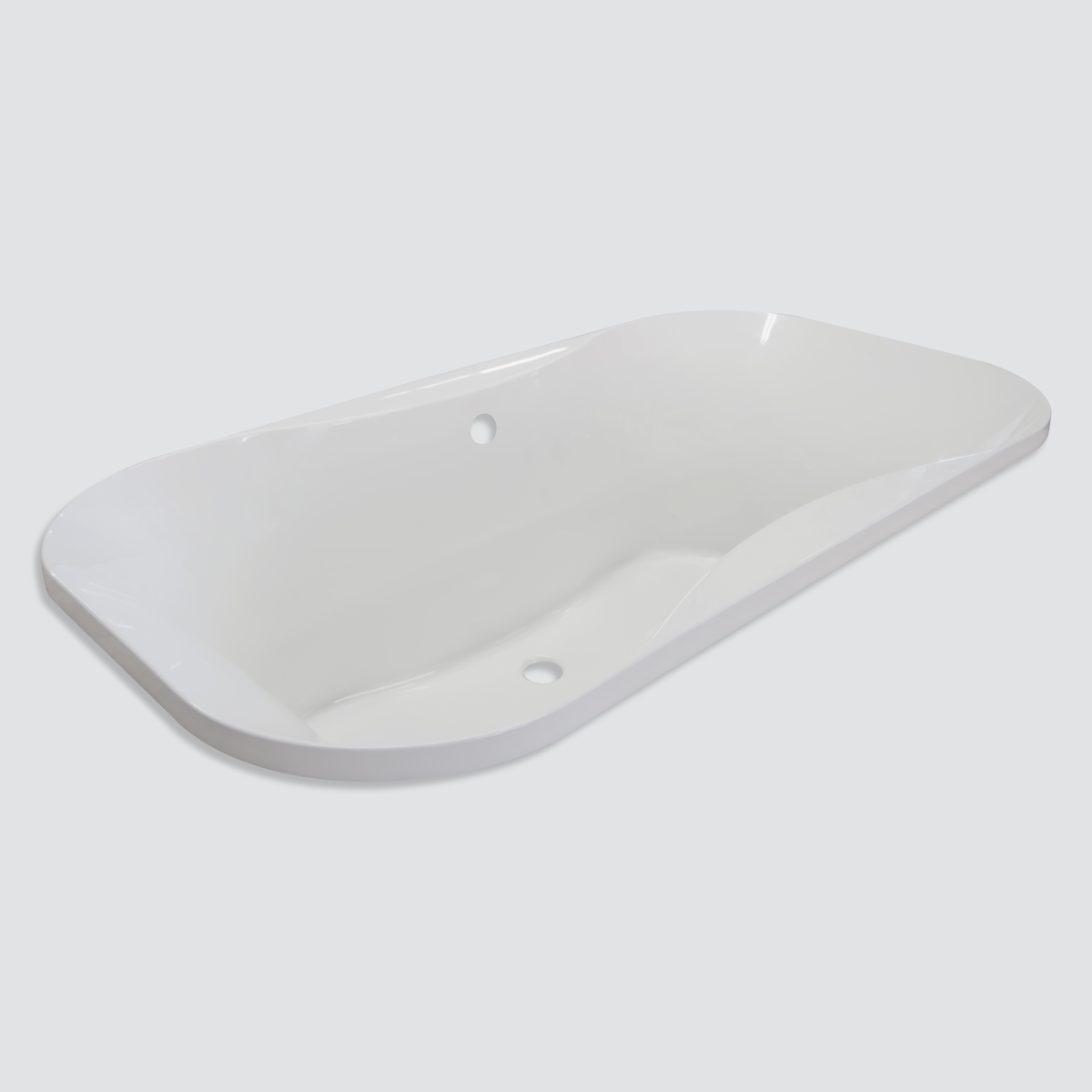 Bordeaux6636diwht 66 X 36 In. Contemporary Acrylic Contoured Drop In Bath Tub, White