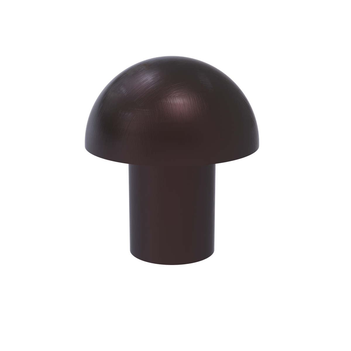 106-abz 1 In. Round Mushroom Cabinet Knob, Antique Bronze