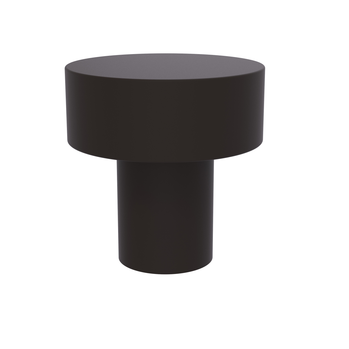 107-orb 1 In. Round Flat Top Cabinet Knob, Oil Rubbed Bronze