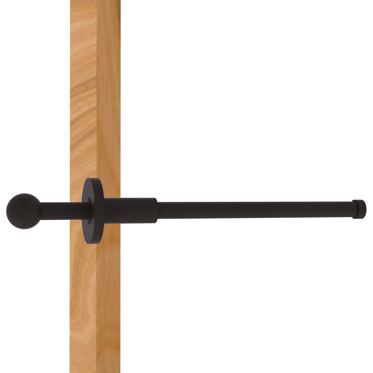 Td-23-orb Traditional Retractable Pullout Garment Rod, Oil Rubbed Bronze