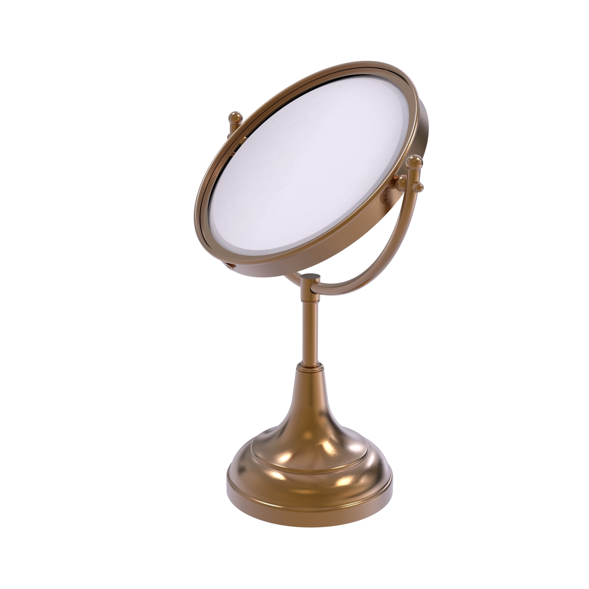 Dm-2-2x-bbr 8 In. Vanity Top Make-up Mirror 2x Magnification, Brushed Bronze