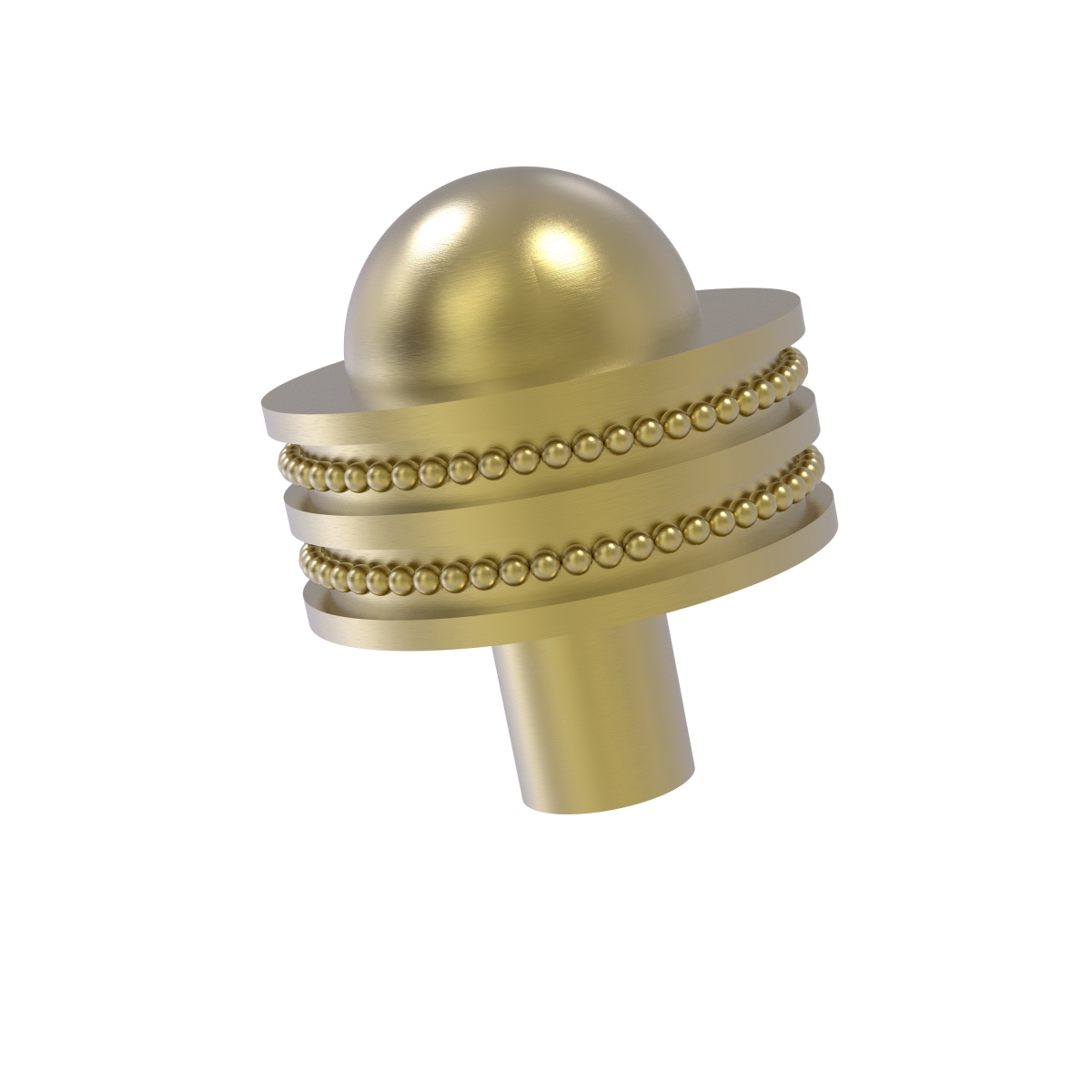 101ad-sbr Dotted Ring Style 1.50 In. Cabinet Knob, Satin Brass
