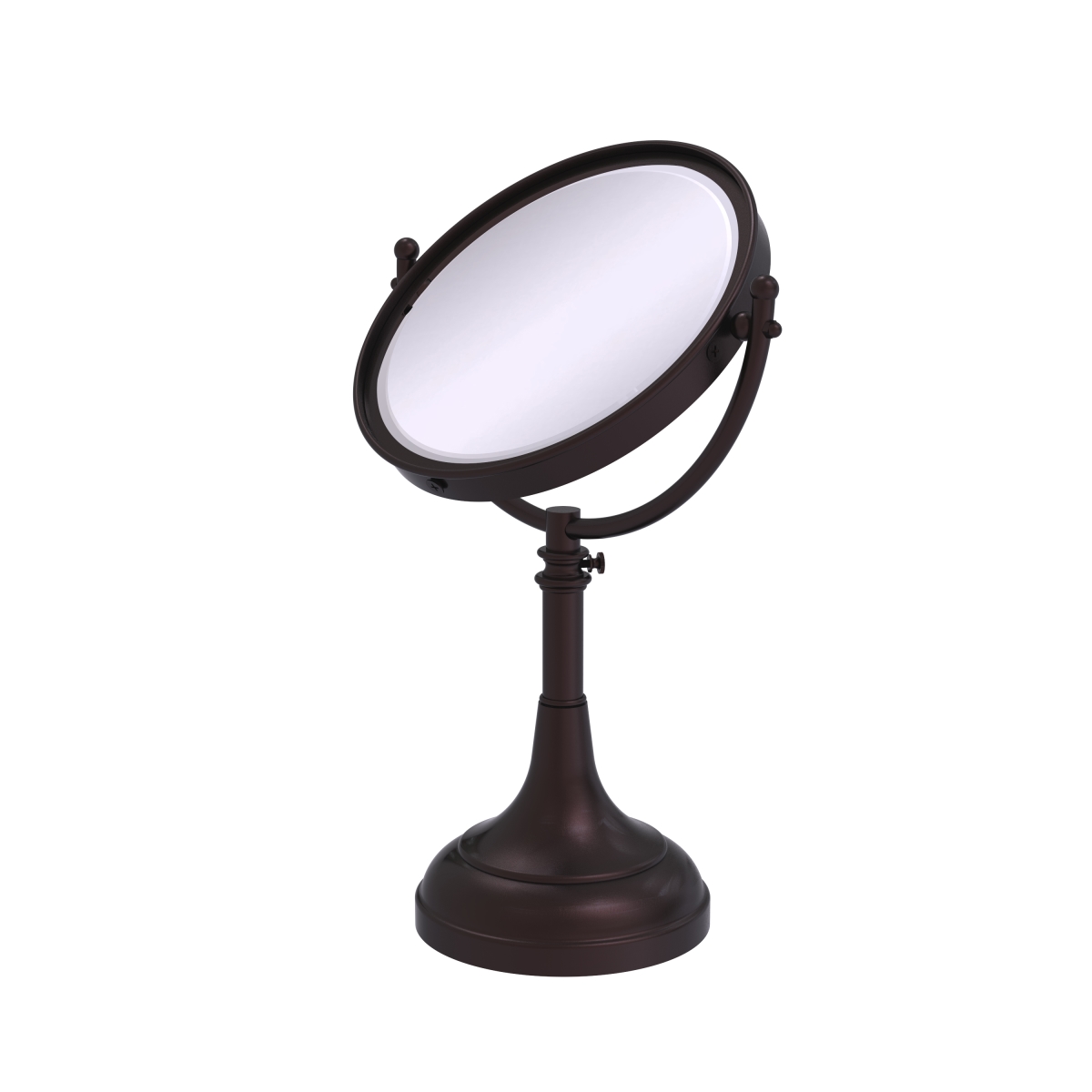 Dm-1-2x-abz Height Adjustable 8 In. Vanity Top Make-up Mirror 2x Magnification, Antique Bronze