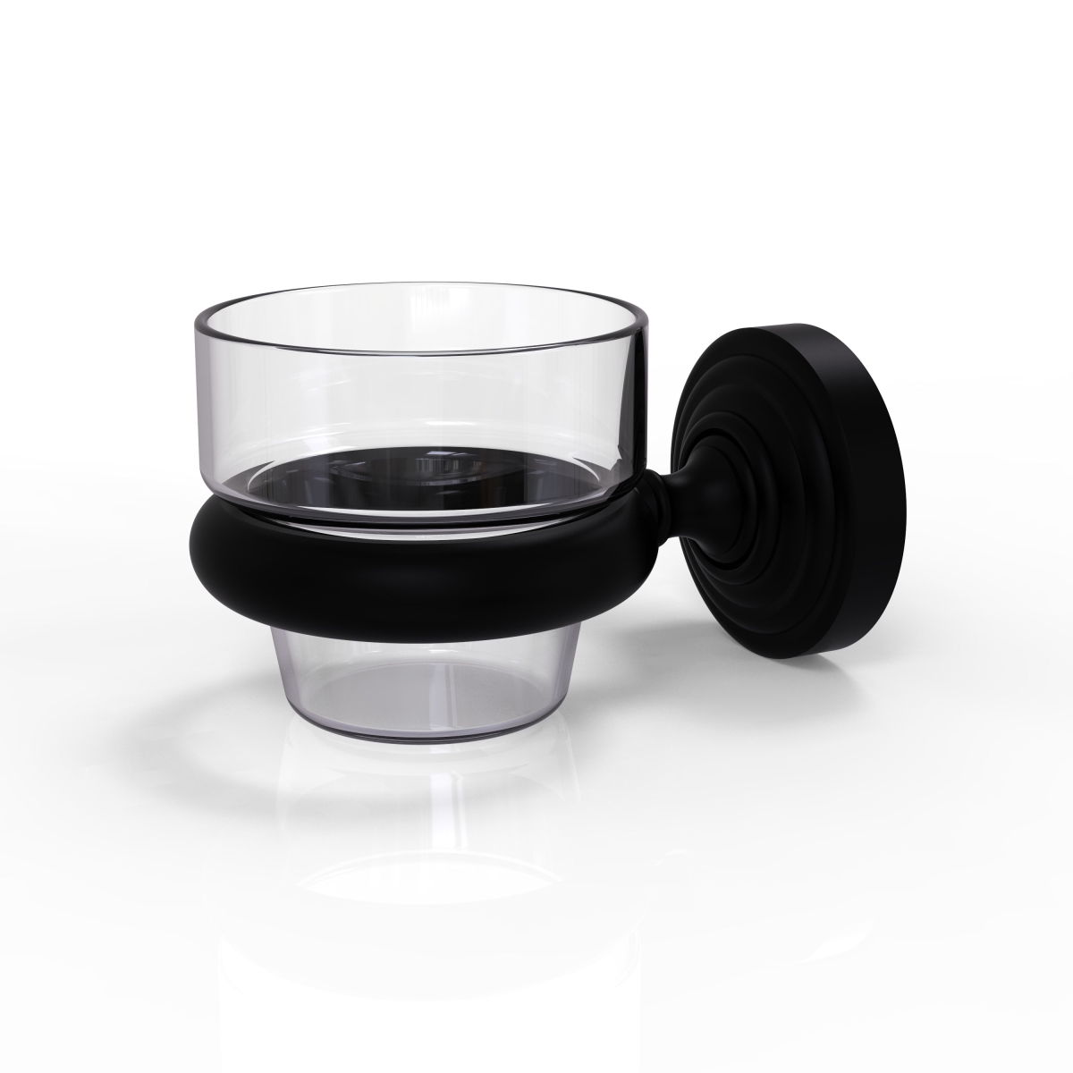 Wp-64-bkm Waverly Place Collection Wall Mounted Votive Candle Holder, Matte Black
