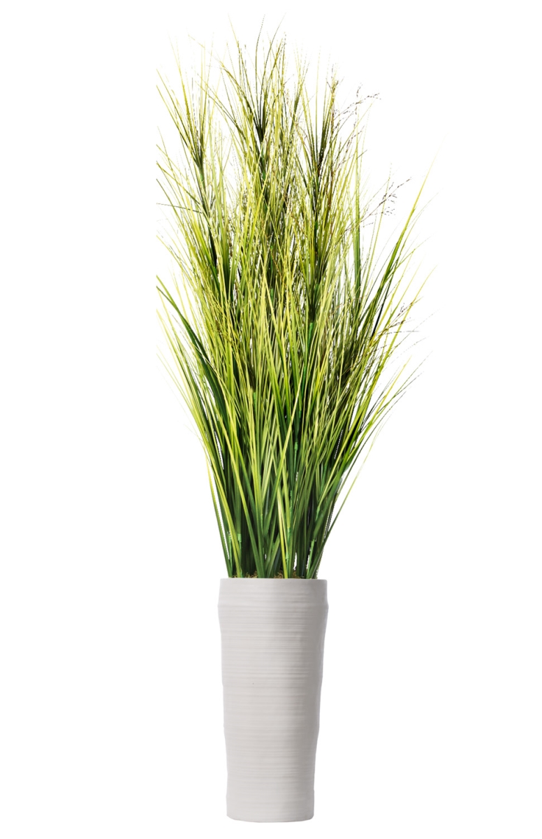 Vhx114218 81 In. Tall Onion Grass With Twigs In Planter