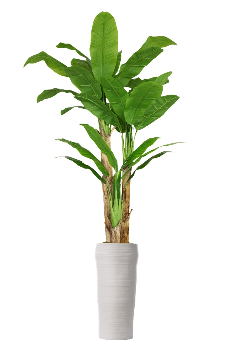 Vhx117218 93 In. Tall Banana Tree With Real Touch Leaves In Planter