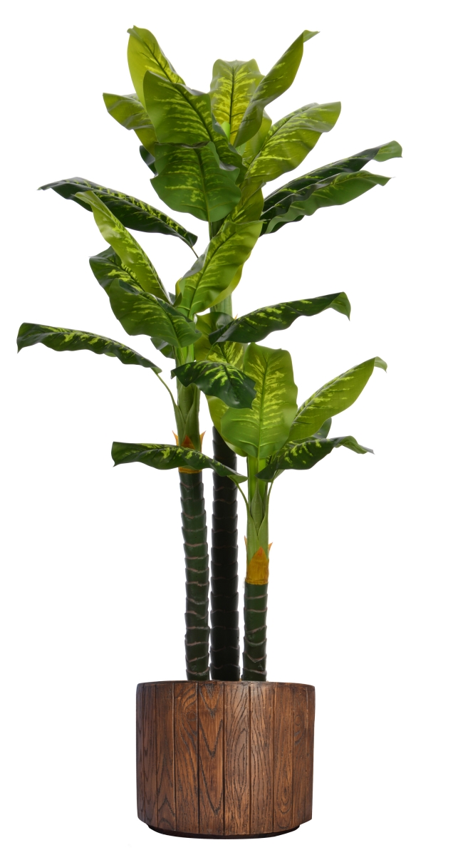 Vhx123202 77 In. Tall Real Touch Evergreen In Planter