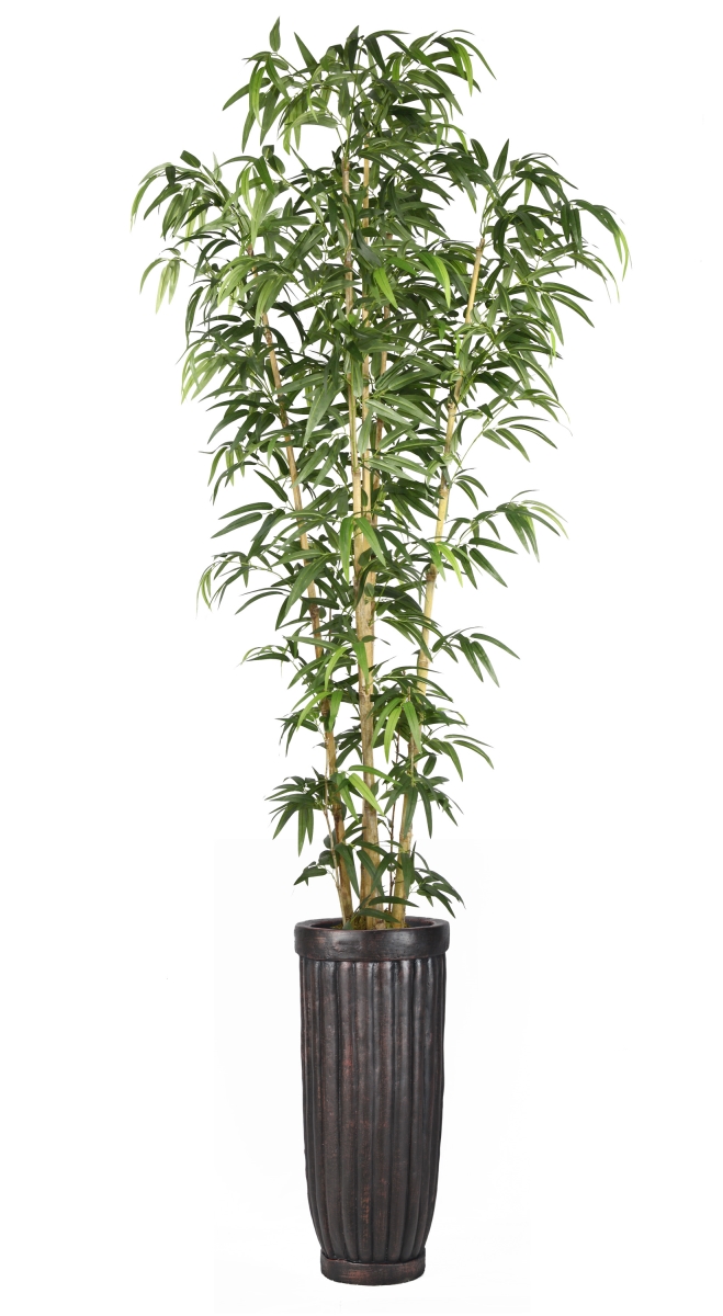 Vhx116214 93 In. Bamboo Tree With Natural Poles In Planter