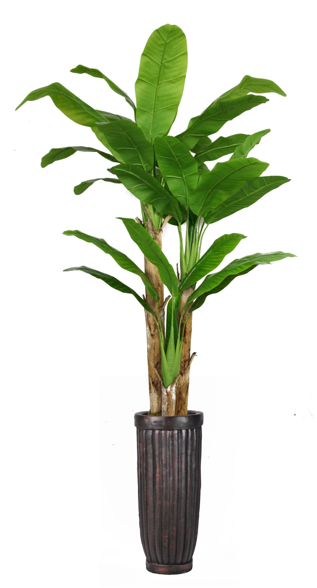 Vhx117214 93 In. Tall Banana Tree With Real Touch Leaves In Planter