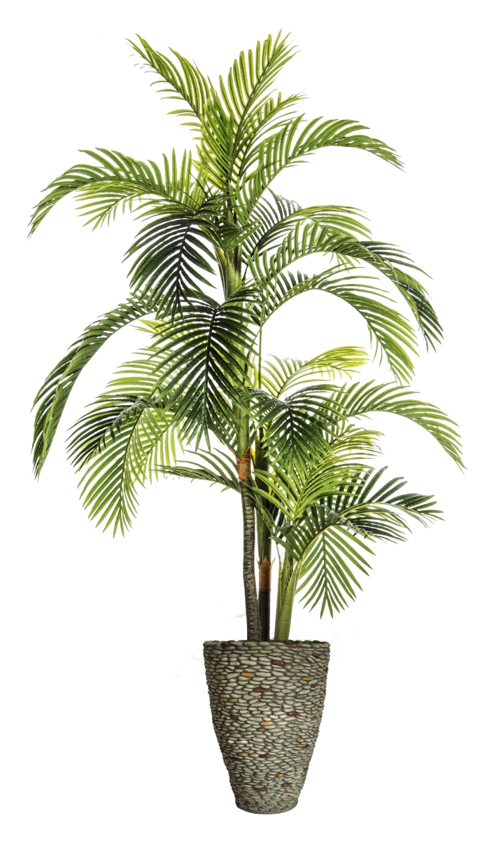 Vhx124209 97.5 In. Tall Palm Tree In Fiberstone Pot