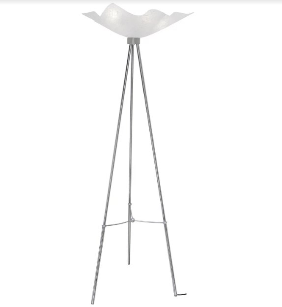 727781 72 In. Coolness - Floor Lamp Torchiere, Chrome