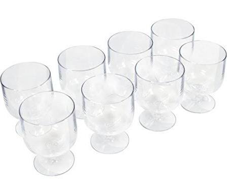 Ep-acrwg01 Epicureanist Acrylic Wine Glasses - Set Of 8