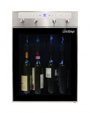 Vt-prwinedis4s Four Bottle Wine Dispenser