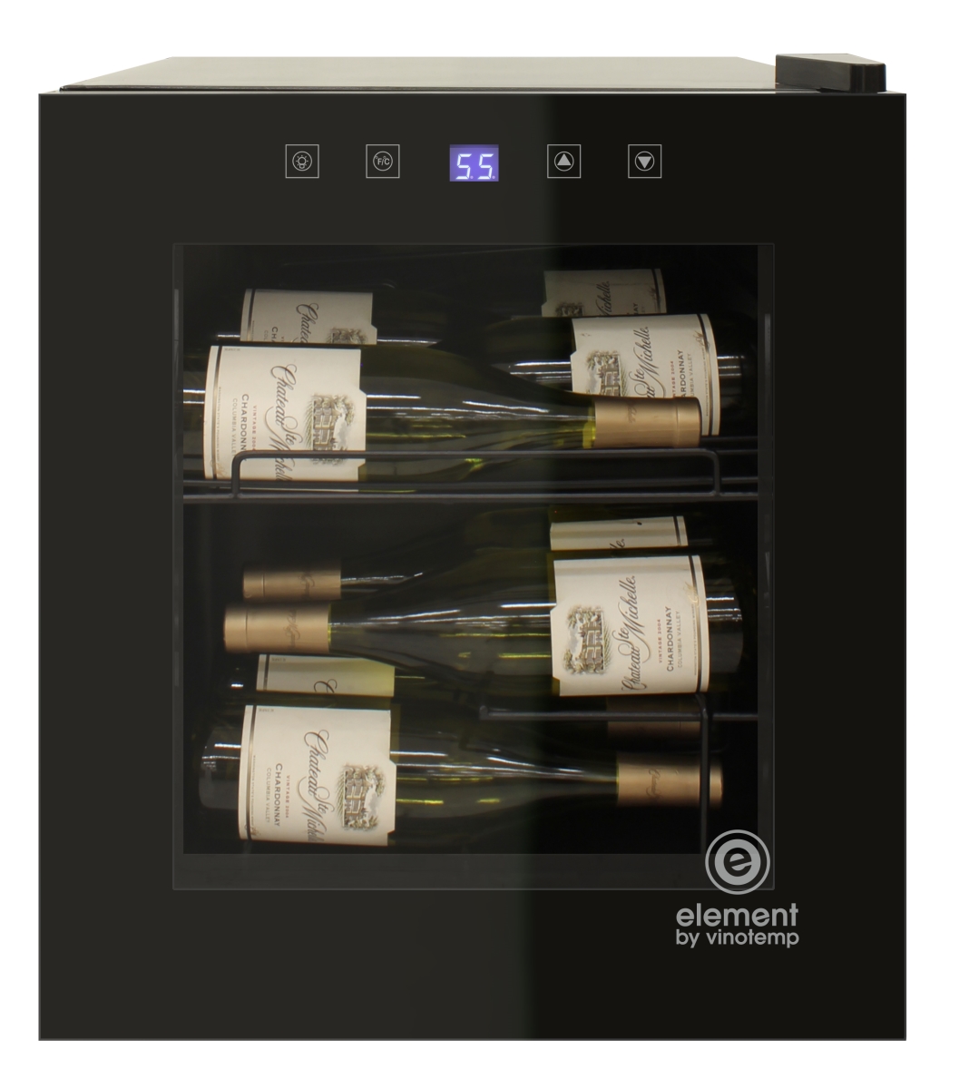 Element By Vinotemp El-wcu102-01 15-bottle Touch Screen Single-zone Wine Cooler