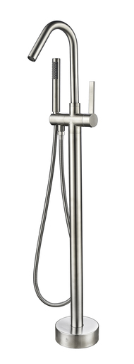 Va2034-bn Freestanding Faucet With Shower Head, Brushed Nickel - 40 X 11 X 6 In.