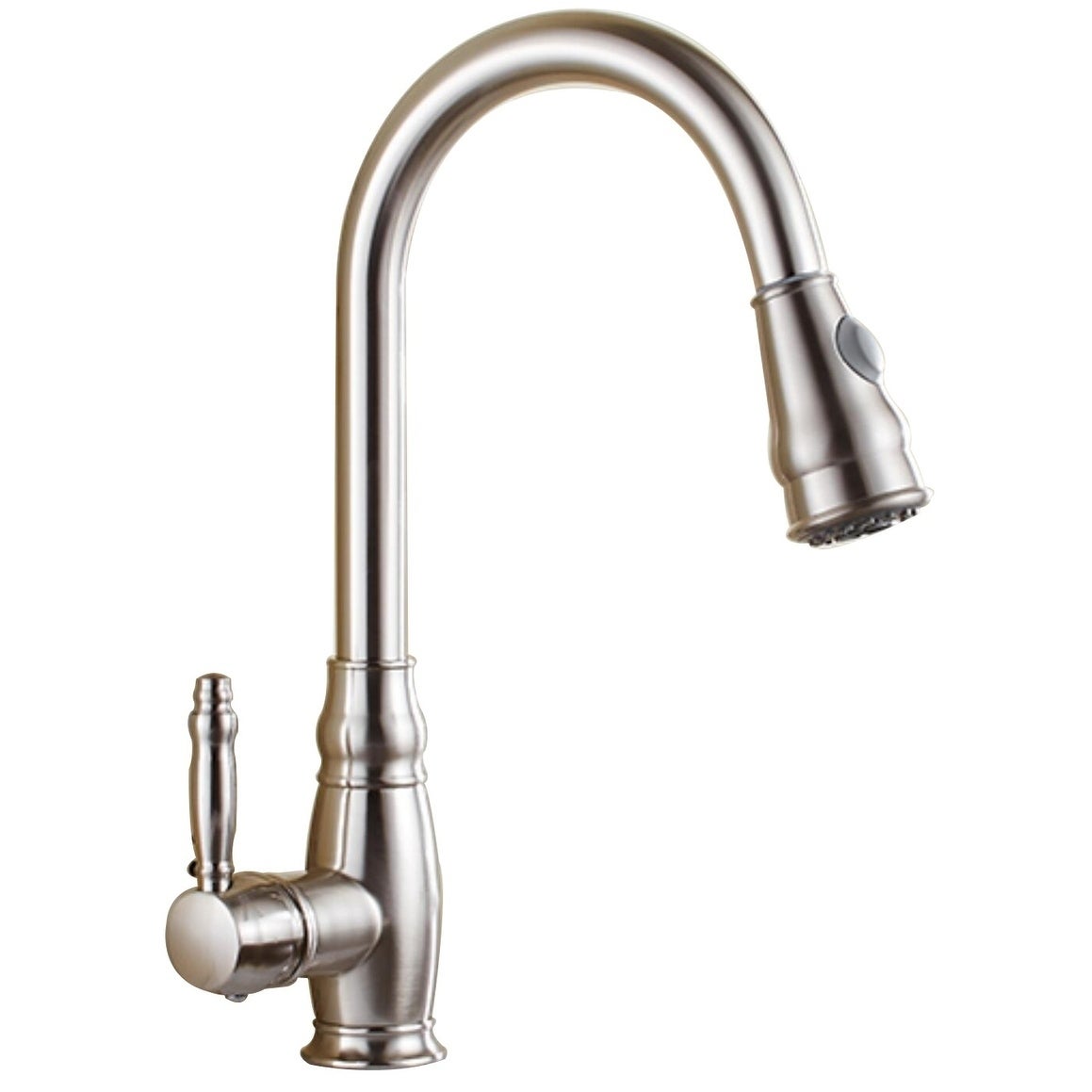 F80032 Bn Pull Out Kitchen Faucet, Brushed Nickel - 17.3 X 7.7 X 2.1 In.