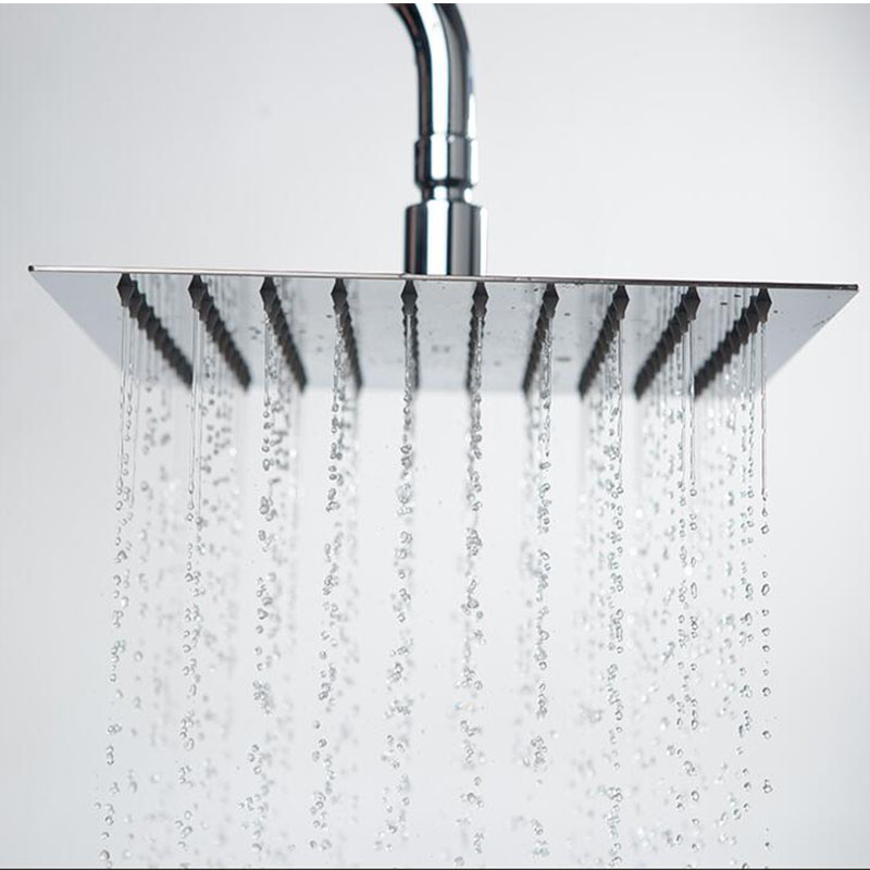 4sf10bn Square Shower Head, Brushed Nickel - 10 X 10 X 1.4 In.