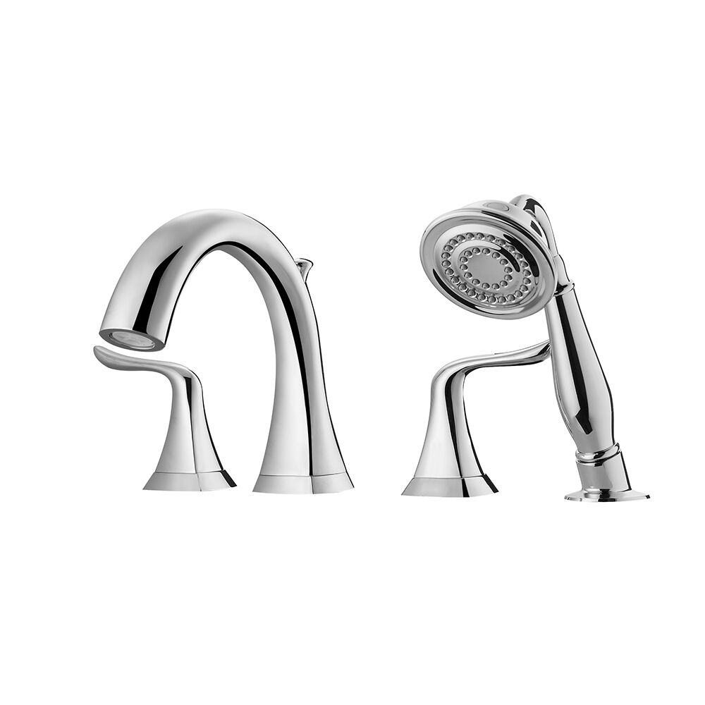 104224-btf-pc Roman Tub Faucet With Hand-held Shower, Polished Chrome