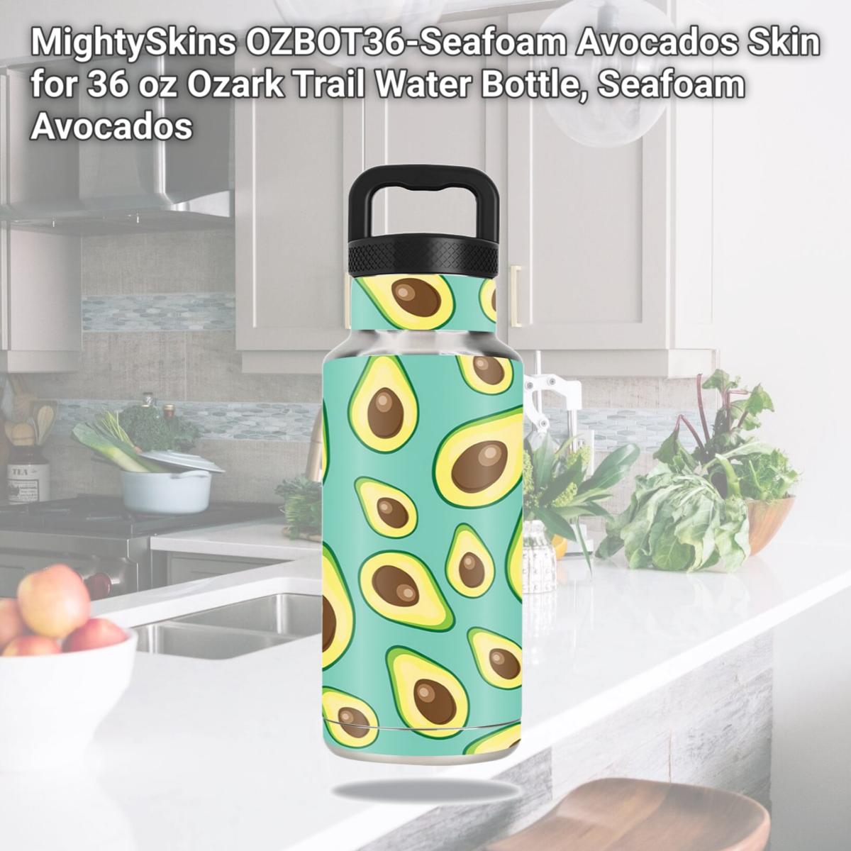 Picture of MightySkins OZBOT36-Seafoam Avocados Skin for 36 oz Ozark Trail Water Bottle, Seafoam Avocados