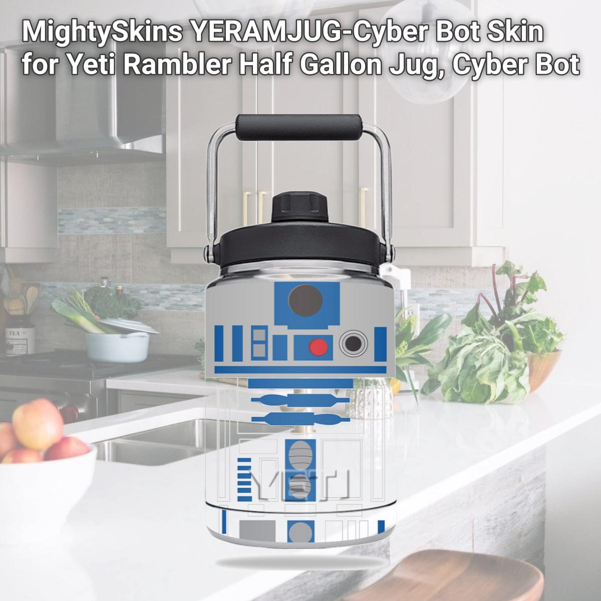 Picture of MightySkins YERAMJUG-Cyber Bot Skin for Yeti Rambler Half Gallon Jug, Cyber Bot