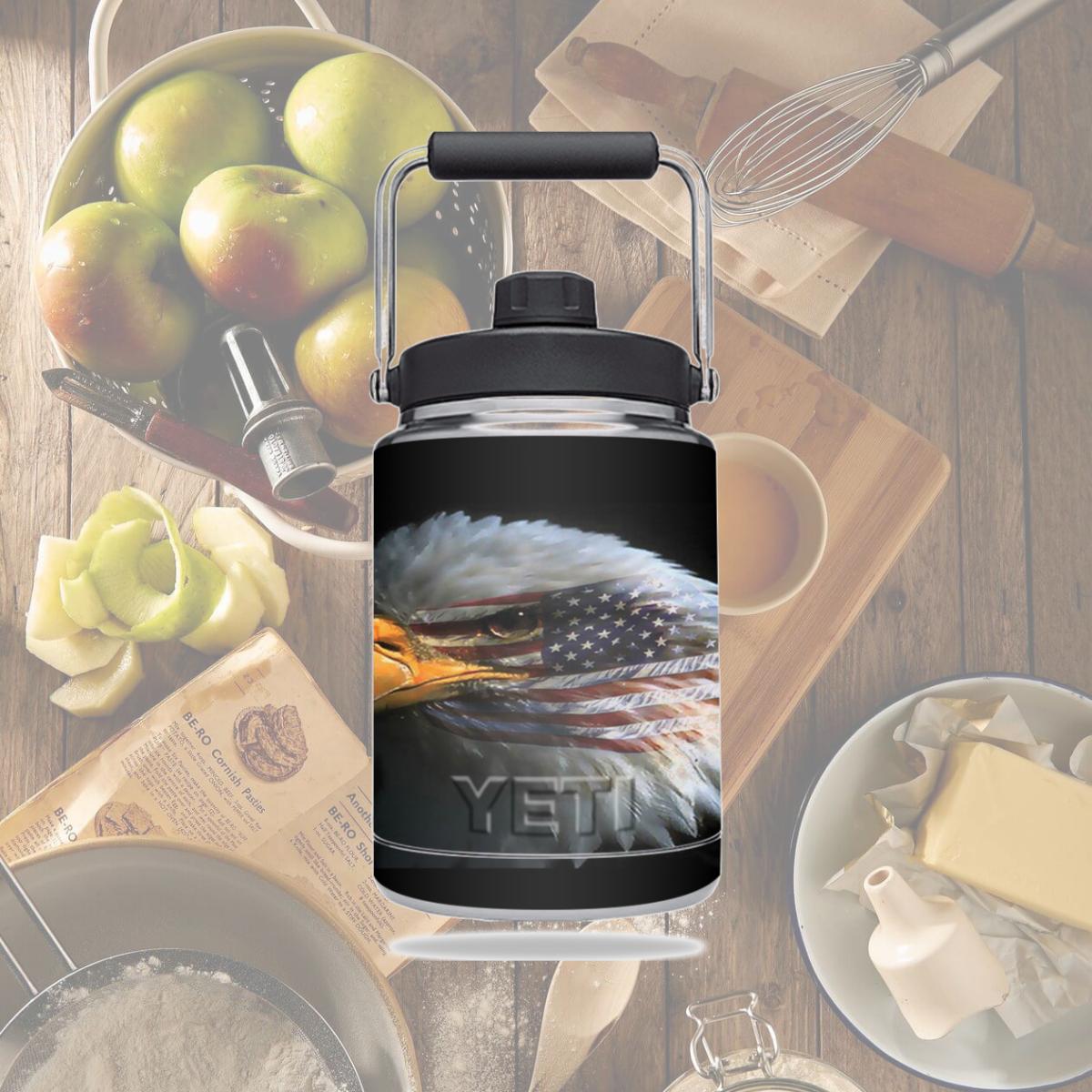 Picture of MightySkins YERAMJUG-Eagle Eye Skin for Yeti Rambler Half Gallon Jug, Eagle Eye