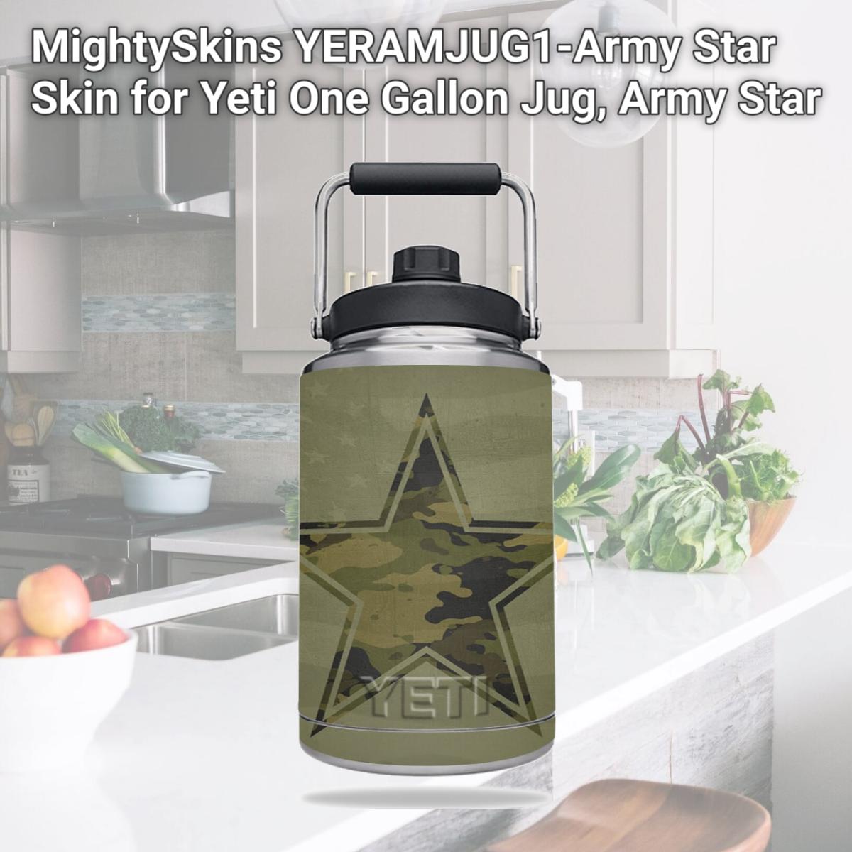 Picture of MightySkins YERAMJUG1-Army Star Skin for Yeti One Gallon Jug, Army Star