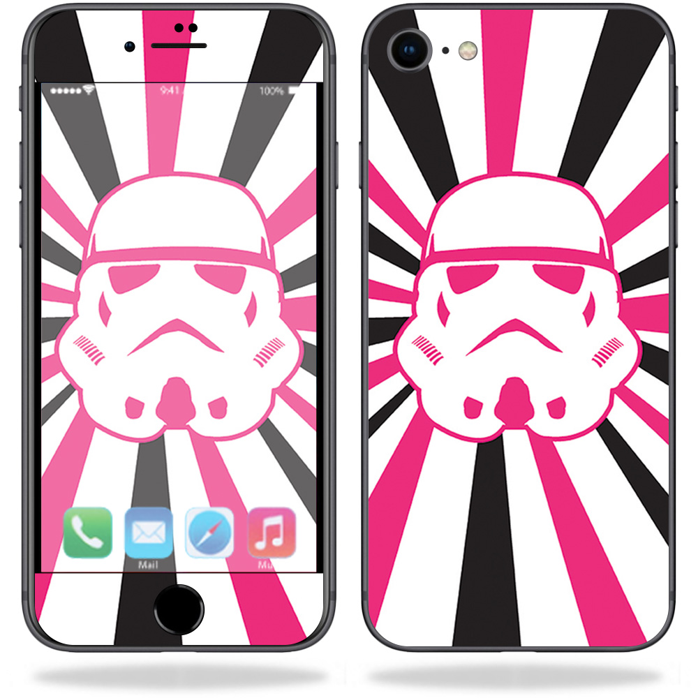UPC 792436100064 product image for APIPH8-Pink Star Rays Skin for Apple iPhone SE 2020 7 & 8 - Pink Star Rays | upcitemdb.com