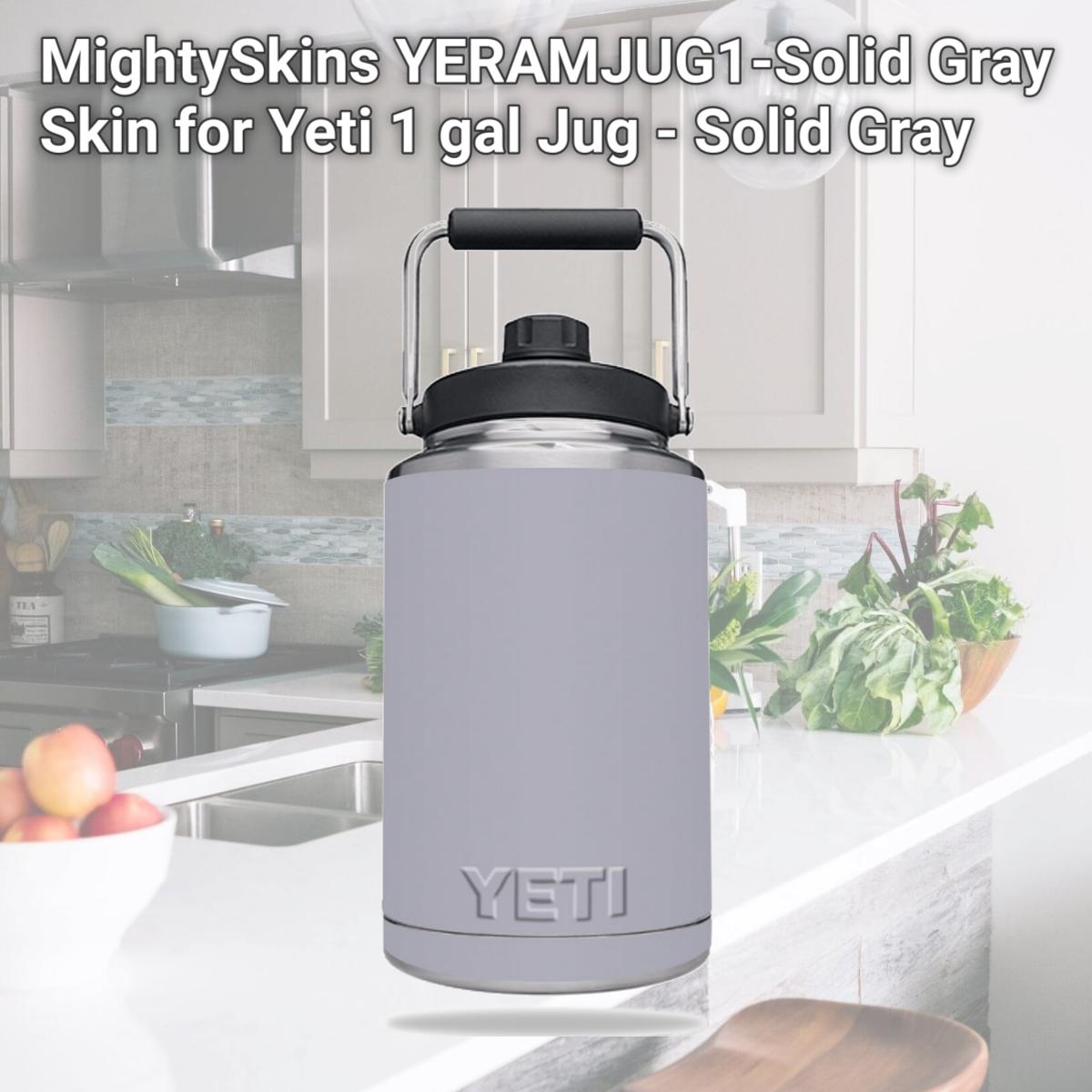 Picture of MightySkins YERAMJUG1-Solid Gray Skin for Yeti 1 gal Jug - Solid Gray