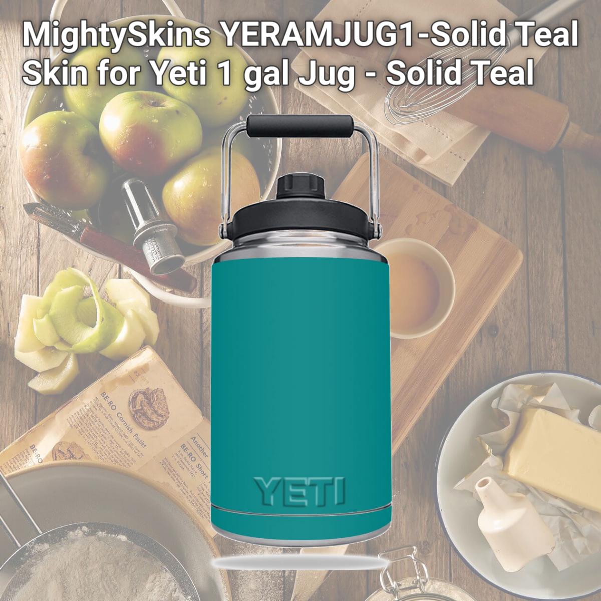 Picture of MightySkins YERAMJUG1-Solid Teal Skin for Yeti 1 gal Jug - Solid Teal