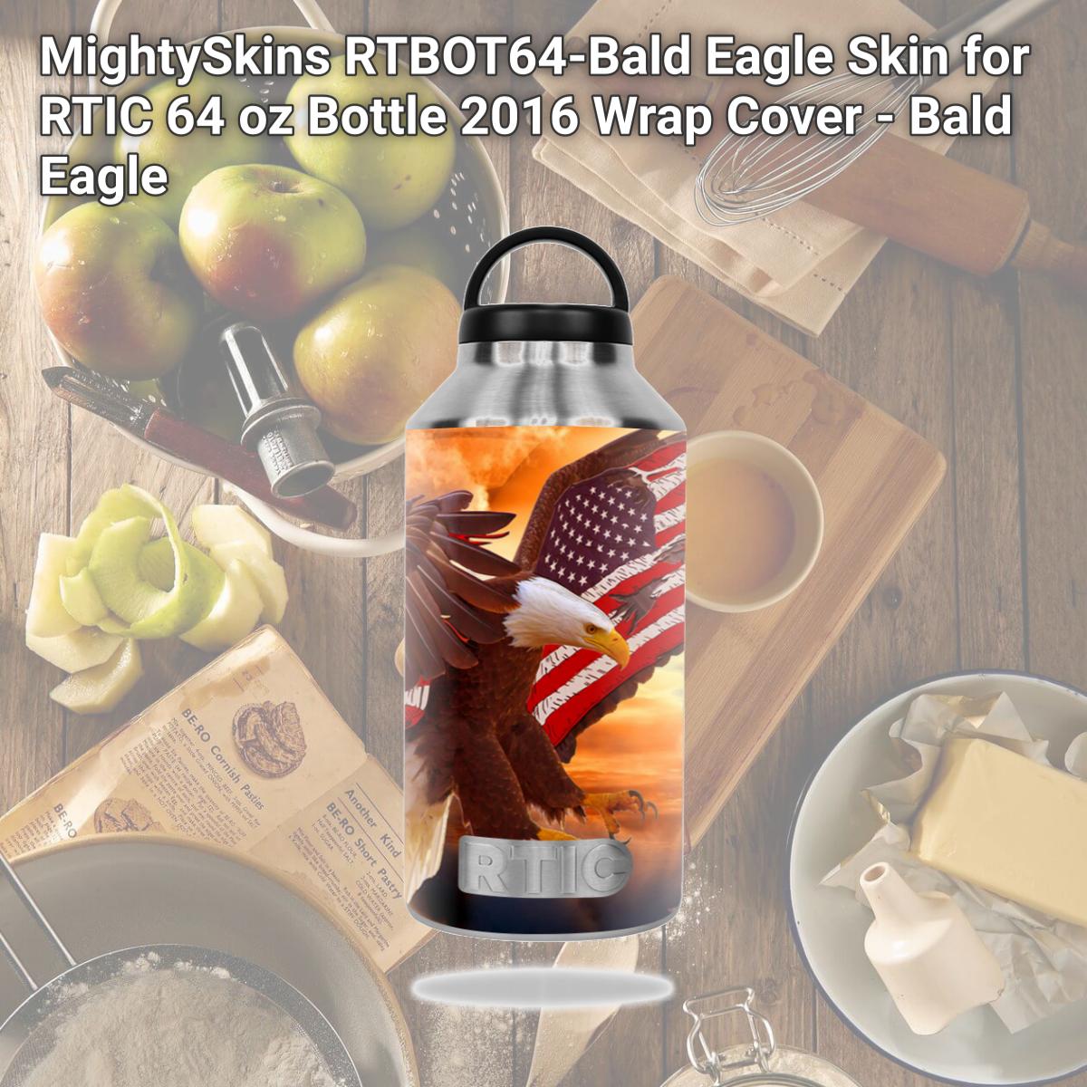 Picture of MightySkins RTBOT64-Bald Eagle Skin for RTIC 64 oz Bottle 2016 Wrap Cover - Bald Eagle