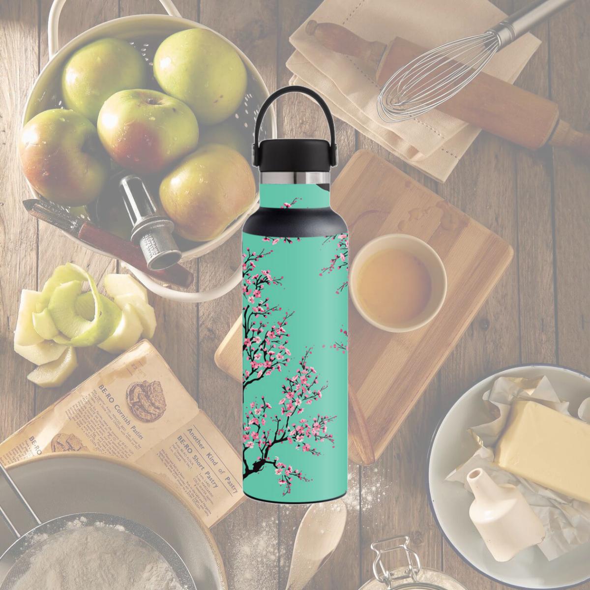 Picture of MightySkins HFST21-Cherry Blossom Tree Skin for Hydro Flask 21 oz Standard Mouth - Cherry Blossom Tree