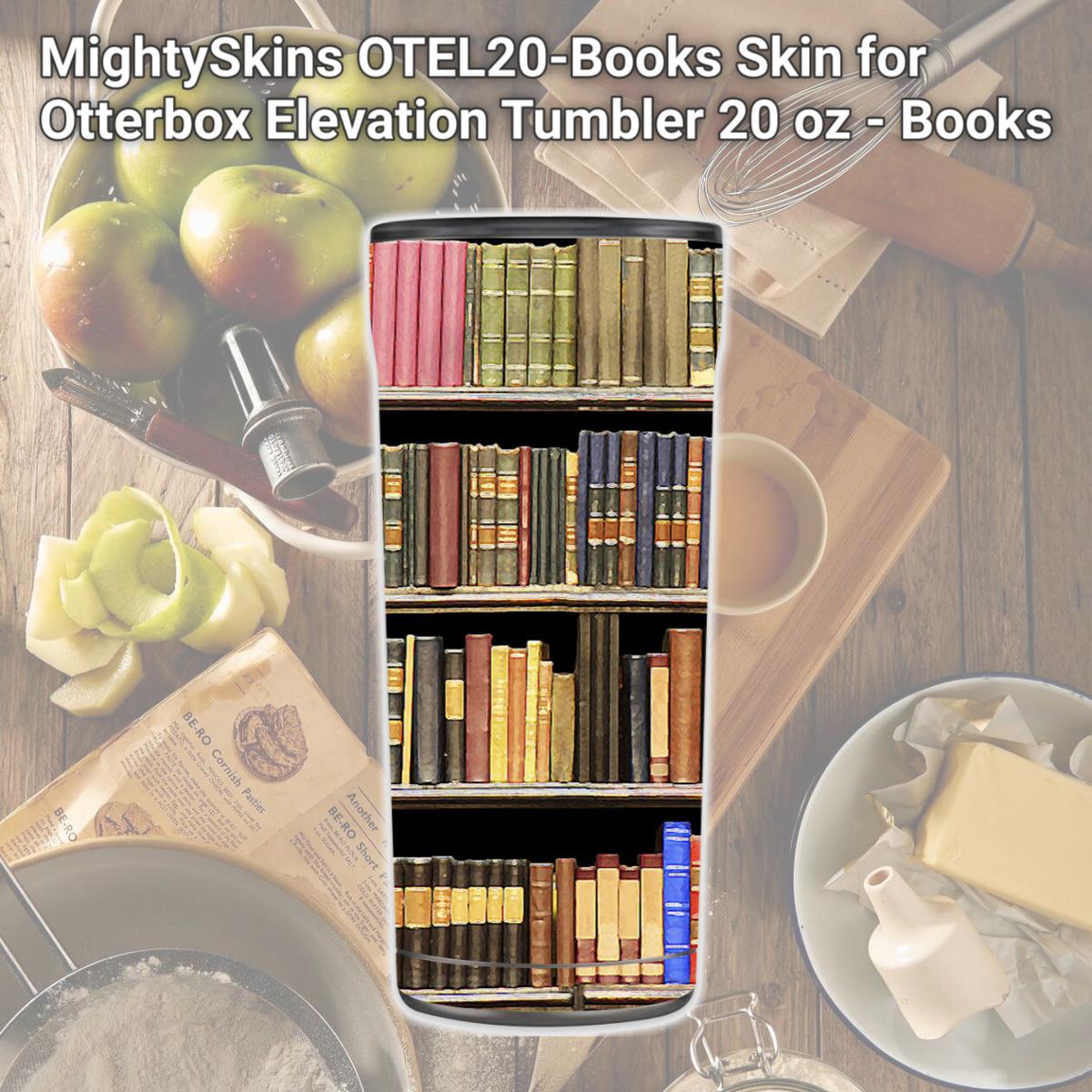 Picture of MightySkins OTEL20-Books Skin for Otterbox Elevation Tumbler 20 oz - Books