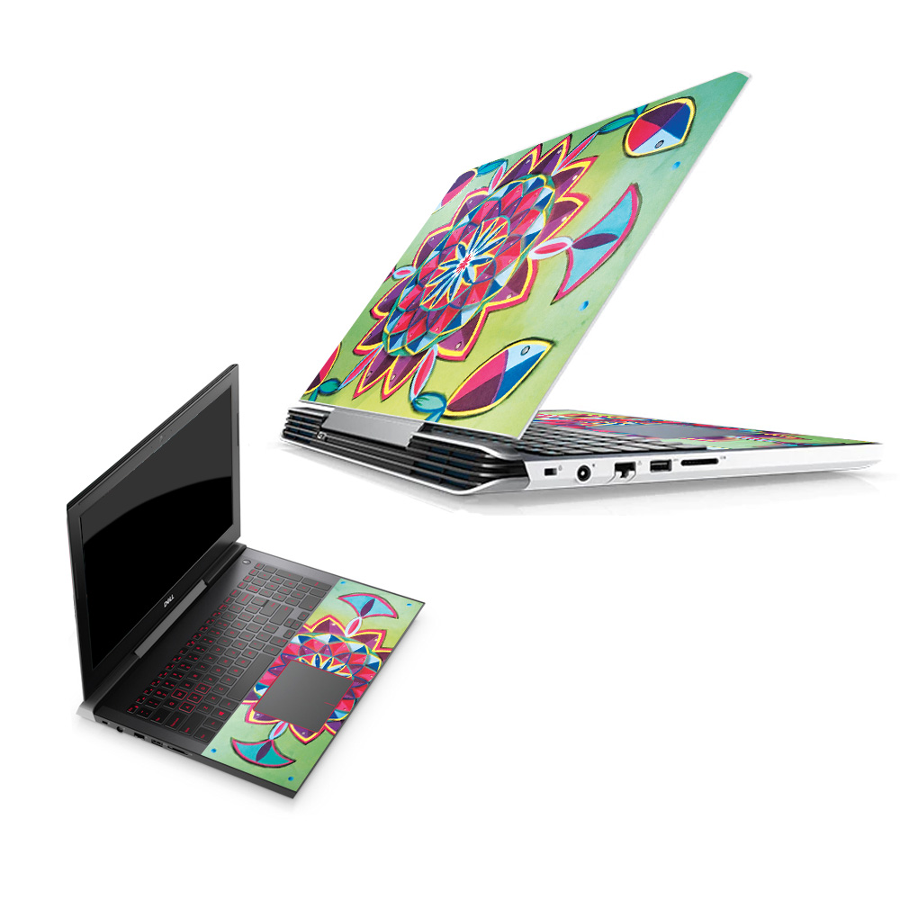 UPC 745839000066 product image for DEG515-Fish Mandala Skin for Dell G5 15 in. 2018 Gaming Laptop - Fish Mandala | upcitemdb.com