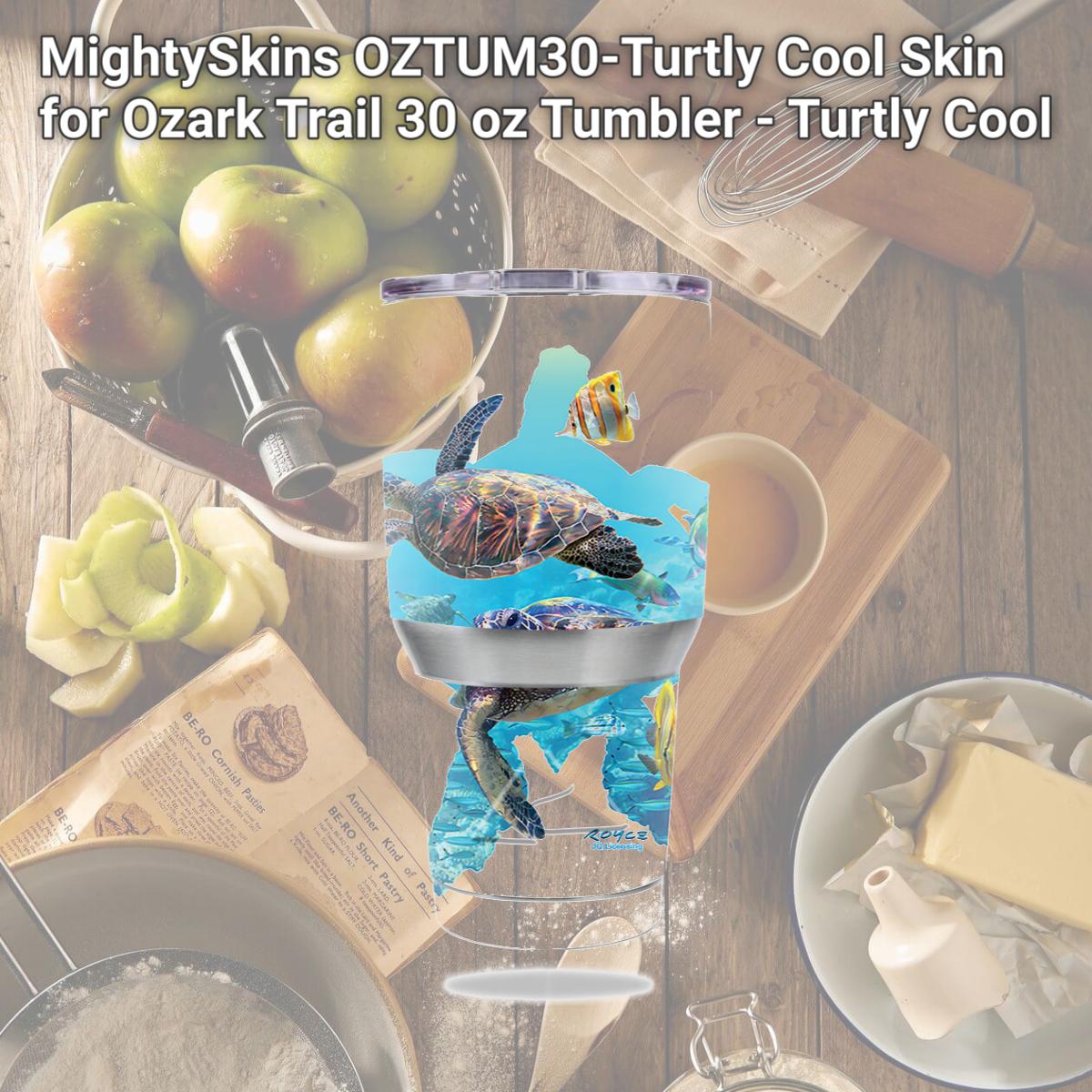 Picture of MightySkins OZTUM30-Turtly Cool Skin for Ozark Trail 30 oz Tumbler - Turtly Cool