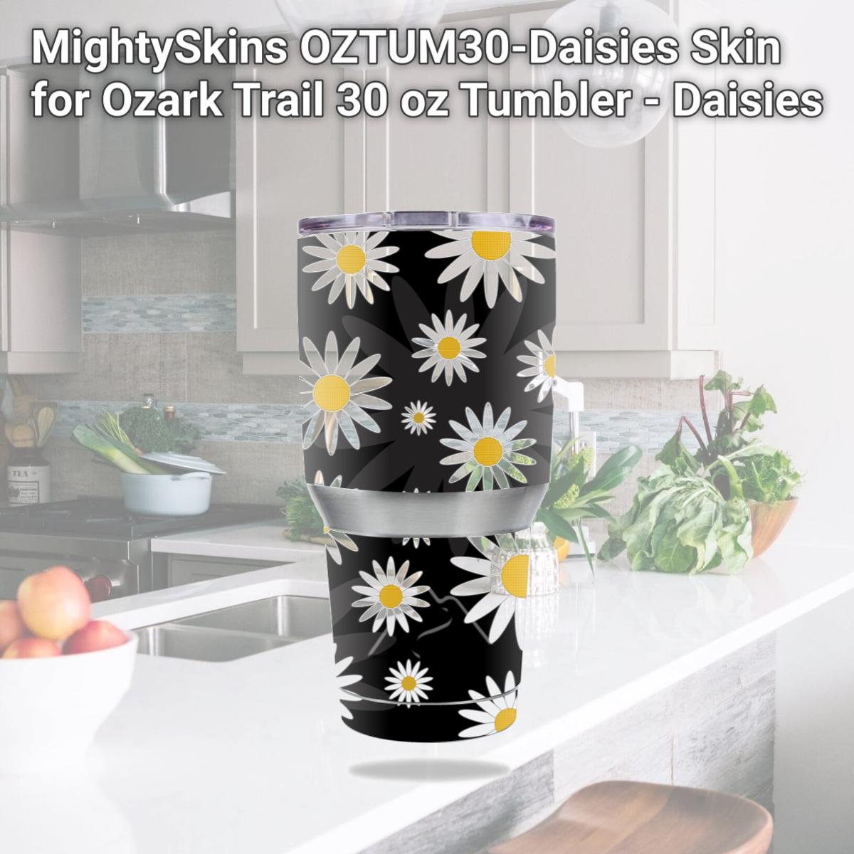 Picture of MightySkins OZTUM30-Daisies Skin for Ozark Trail 30 oz Tumbler - Daisies