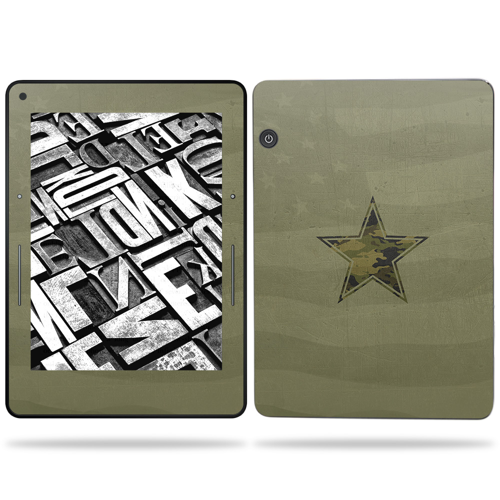 UPC 619850000056 product image for AMKVO-Army Star Skin for Amazon Kindle Voyage 6 in. 2017 - Army Star | upcitemdb.com