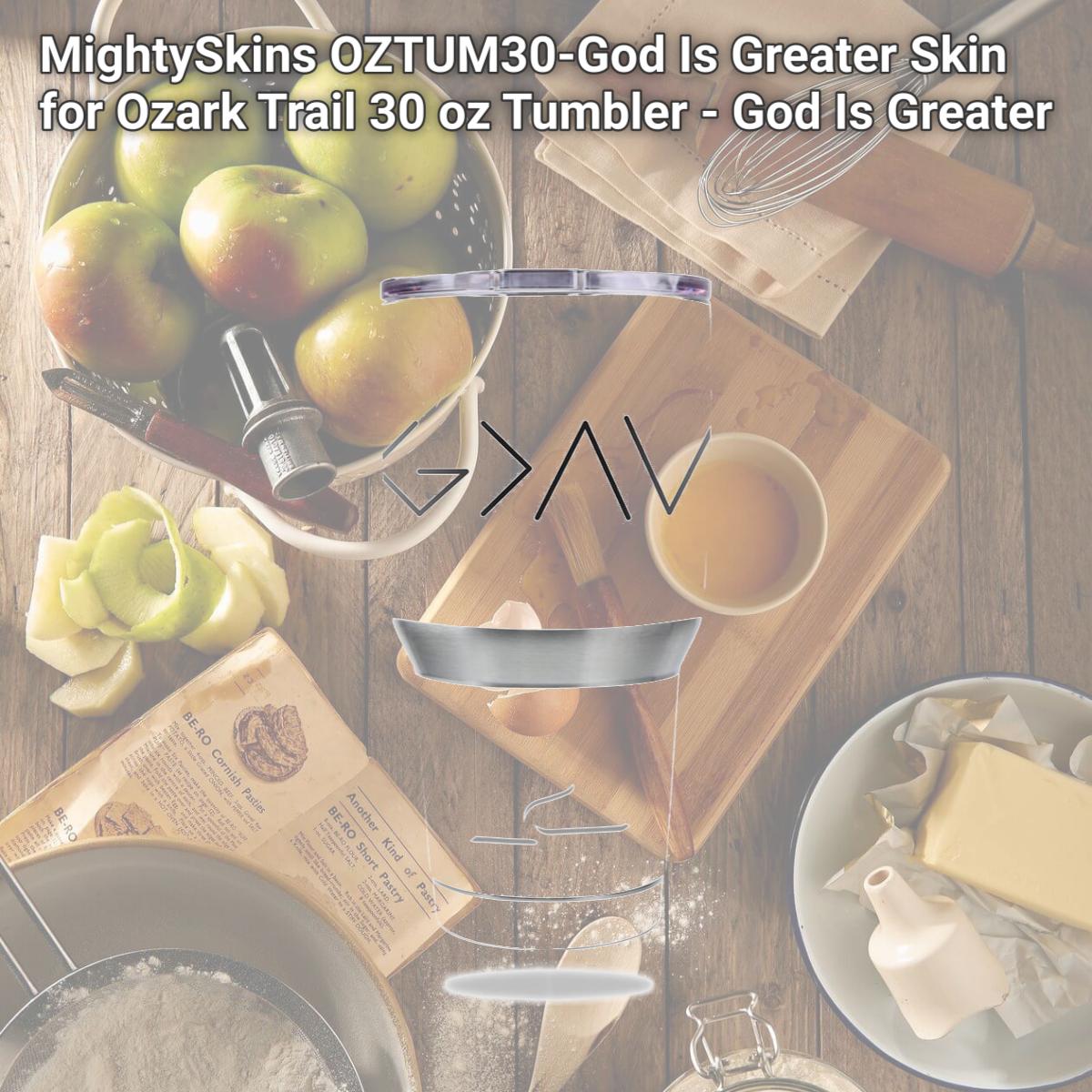 Picture of MightySkins OZTUM30-God Is Greater Skin for Ozark Trail 30 oz Tumbler - God Is Greater