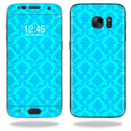 UPC 655257215679 product image for SAGS7-Blue Vintage Skin for Samsung Galaxy S7 Wrap Cover Sticker - Blue Vintage | upcitemdb.com