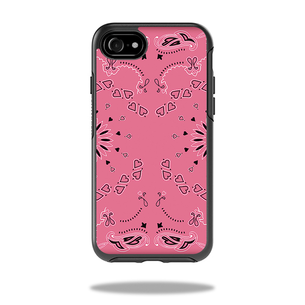 UPC 792436125821 product image for OTSIP8-Pink Bandana Skin for Otterbox Symmetry iPhone SE 2020 7 & 8 - Pink Banda | upcitemdb.com