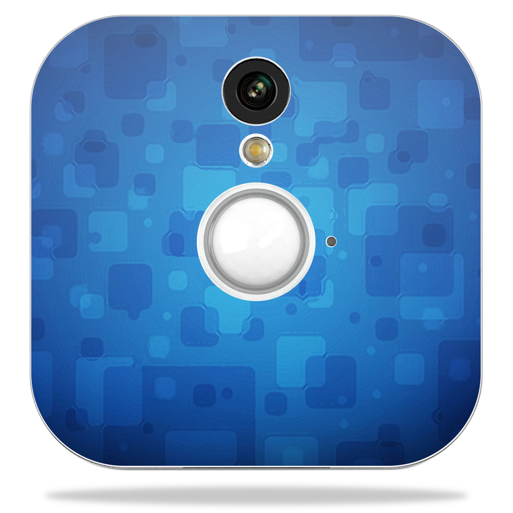 Blhose-blue Retro Skin Decal Wrap For Blink Home Security Camera Sticker - Blue Retro