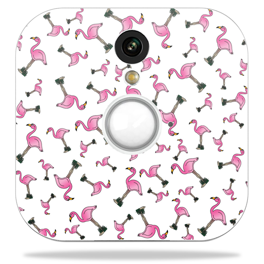 BLHOSE-Cool Flamingo Skin Decal Wrap for Blink Home Security Camera Sticker - Cool Flamingo BLHOSE-Cool Flamingo Skin Decal Wrap for Blink Home Security Camera Sticker - Cool Flamingo