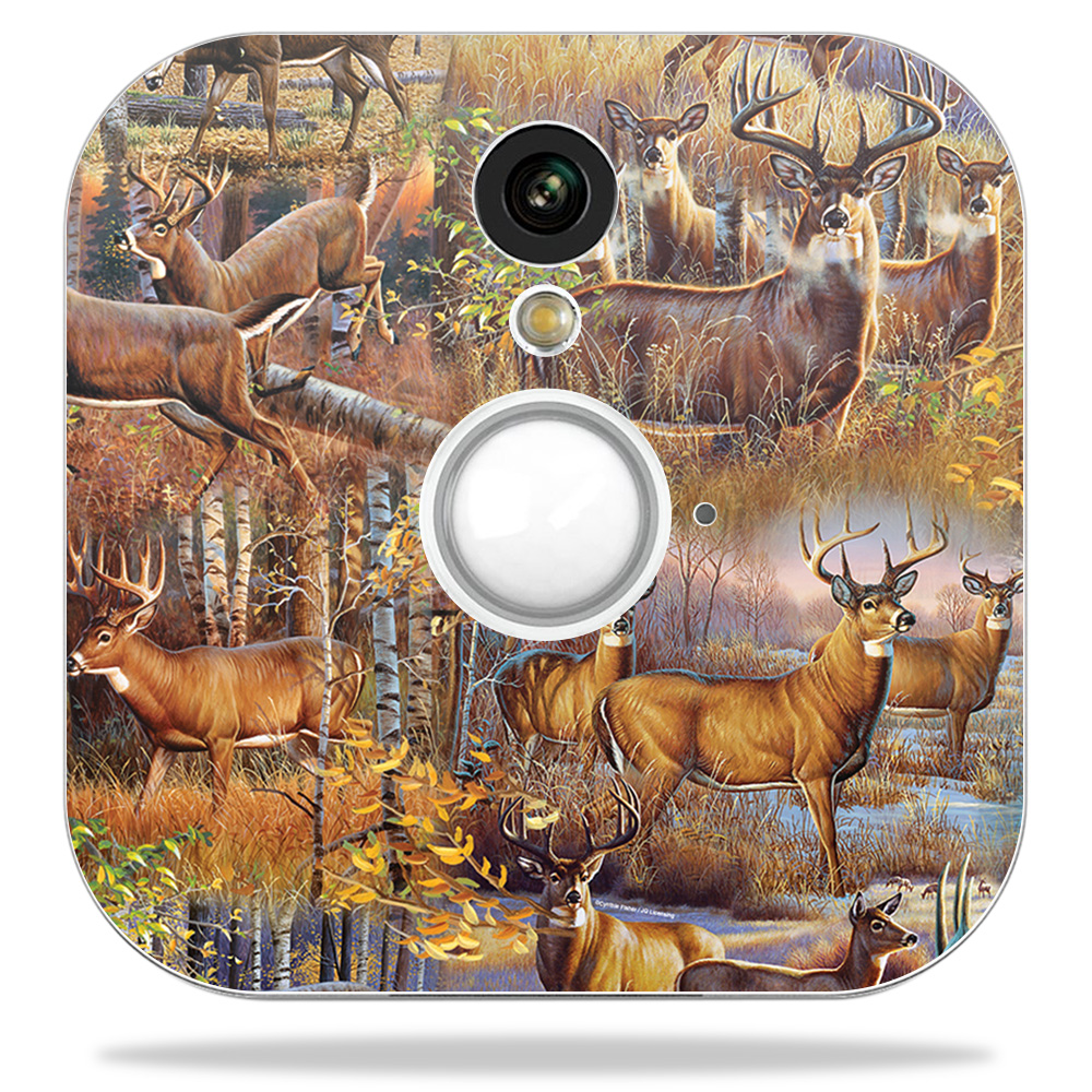Blhose-deer Pattern Skin Decal Wrap For Blink Home Security Camera Sticker - Deer Pattern
