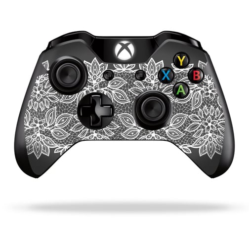 Mixbonco-floral Lace Skin Decal Wrap For Microsoft Xbox One & One S Controller Sticker - Floral Lace