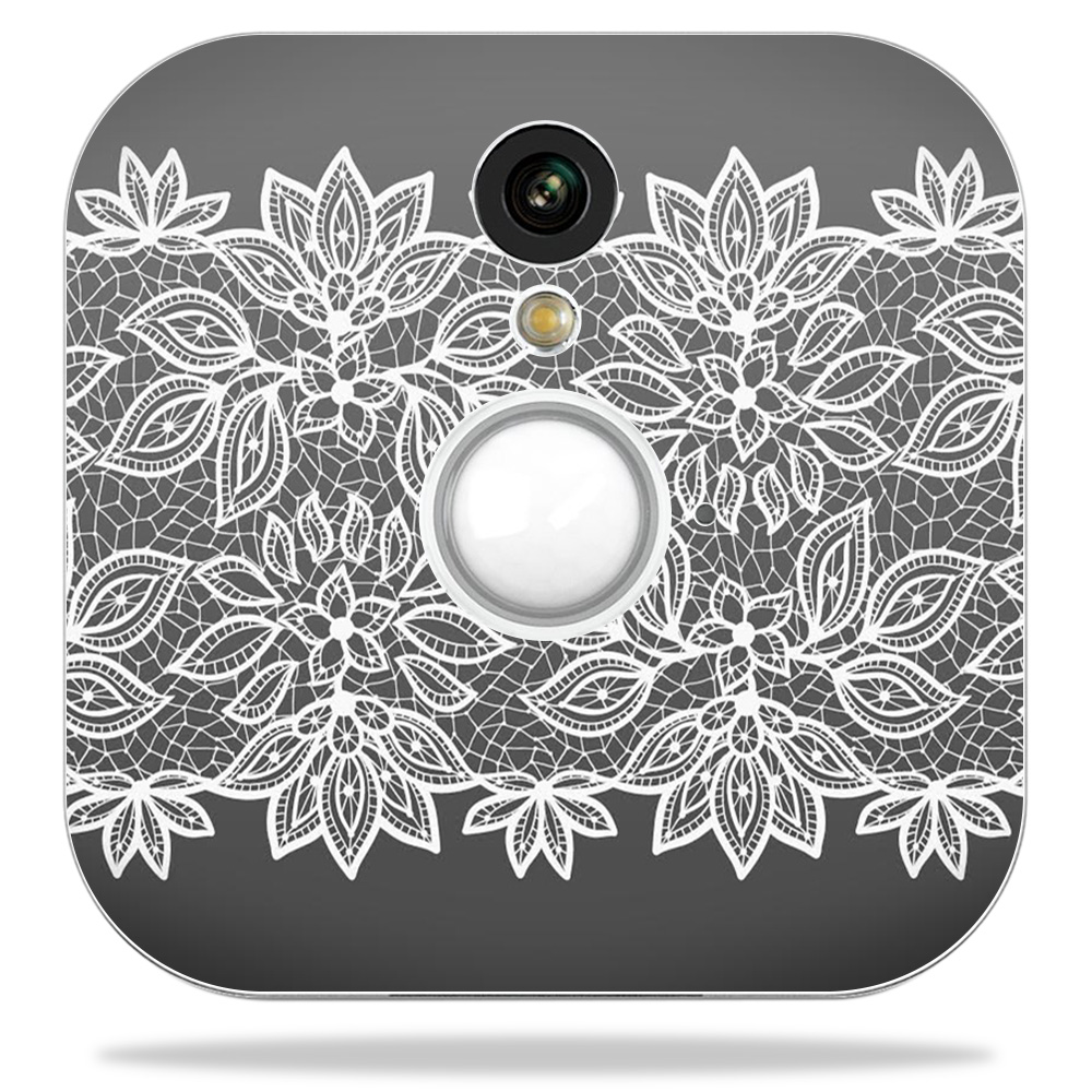 Blhose-floral Lace Skin Decal Wrap For Blink Home Security Camera Sticker - Floral Lace