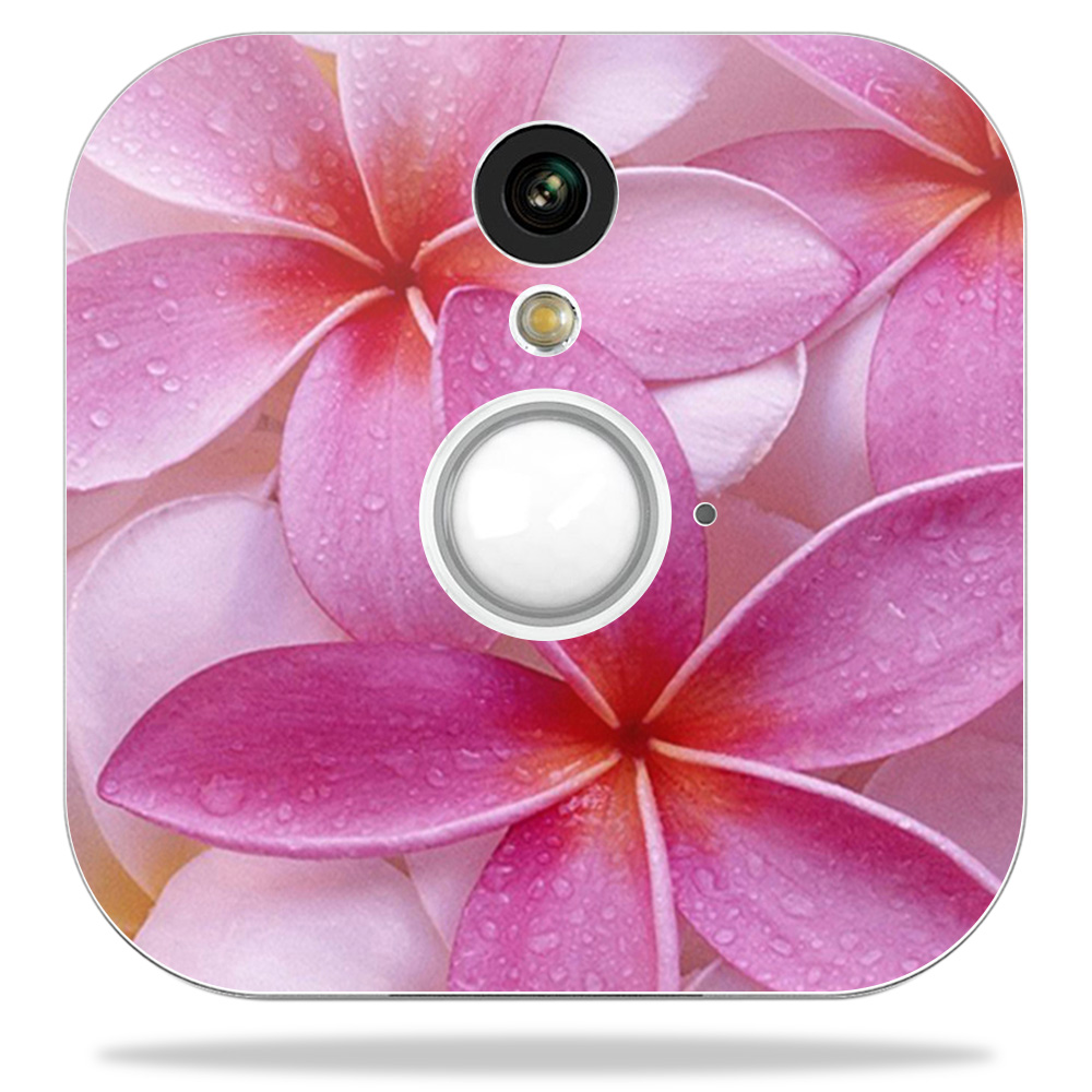 Blhose-flowers Skin Decal Wrap For Blink Home Security Camera Sticker - Flowers