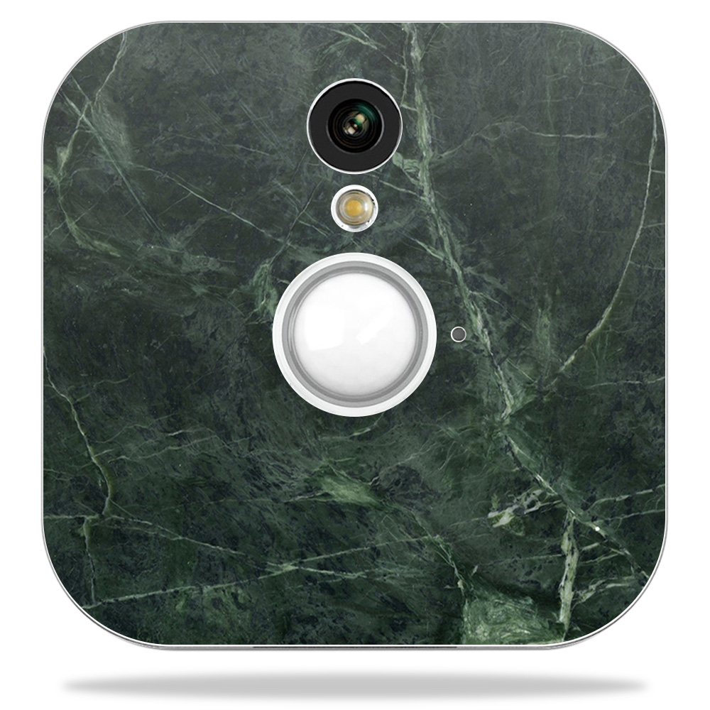 Blhose-green Marble Skin Decal Wrap For Blink Home Security Camera Sticker - Green Marble