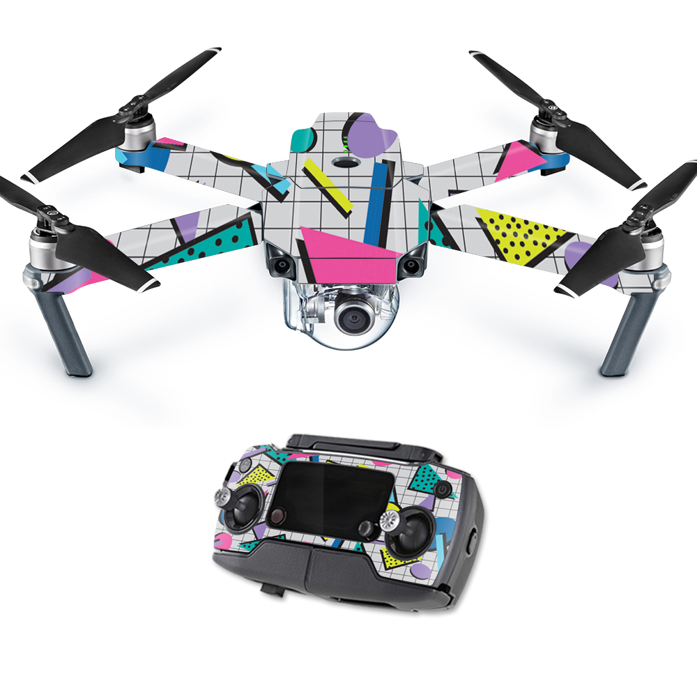 Djmavpro-awesome 80s Skin Decal Wrap For Dji Mavic Pro Quadcopter Drone Cover Sticker - Awesome 80s