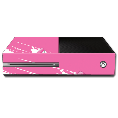 Mixbone-pink Paint Roller Skin Decal Wrap For Microsoft Xbox One Console Sticker - Pink Paint Roller