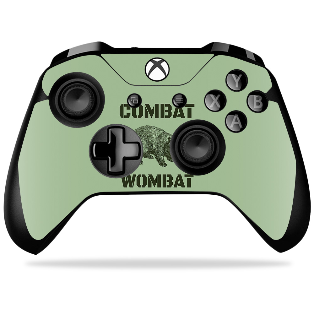 Mixbonxco-combat Wombat Skin Decal Wrap For Microsoft Xbox One X Controller Sticker - Combat Wombat