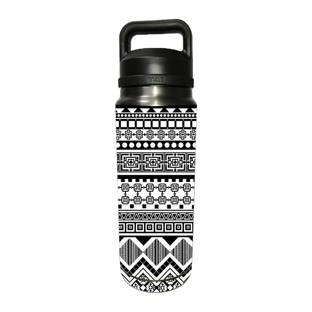 UPC 785590096984 product image for YERABOT26-Black Aztec Skin Compatible with YETI Rambler 26 oz Bottle - Black Azt | upcitemdb.com